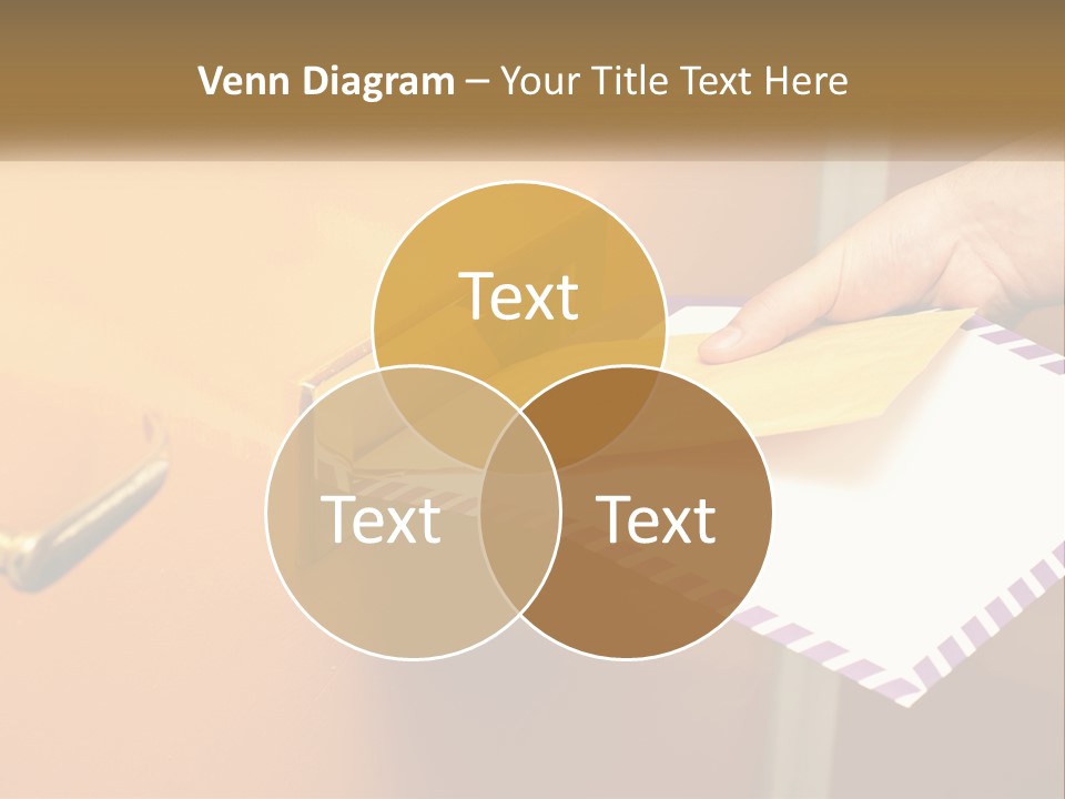 A Person Putting A Piece Of Paper In A Mailbox PowerPoint Template