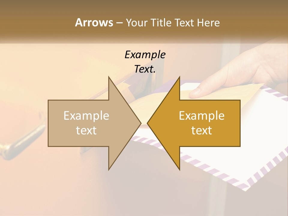 A Person Putting A Piece Of Paper In A Mailbox PowerPoint Template