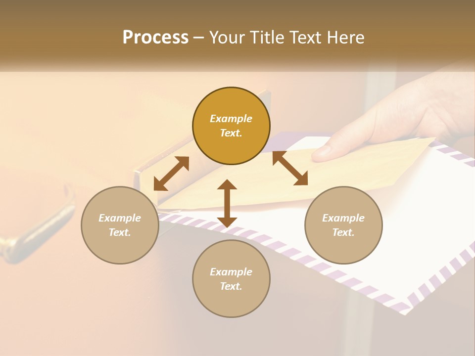 A Person Putting A Piece Of Paper In A Mailbox PowerPoint Template