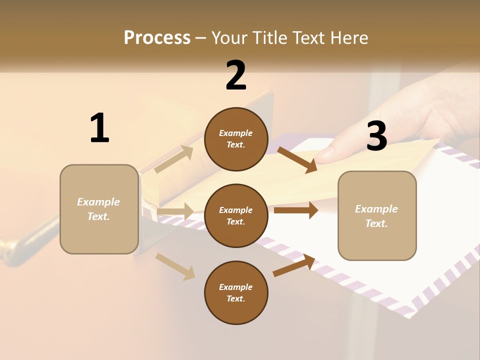 A Person Putting A Piece Of Paper In A Mailbox PowerPoint Template