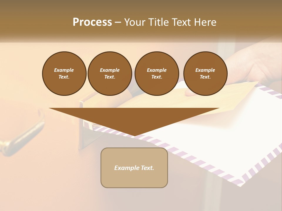 A Person Putting A Piece Of Paper In A Mailbox PowerPoint Template