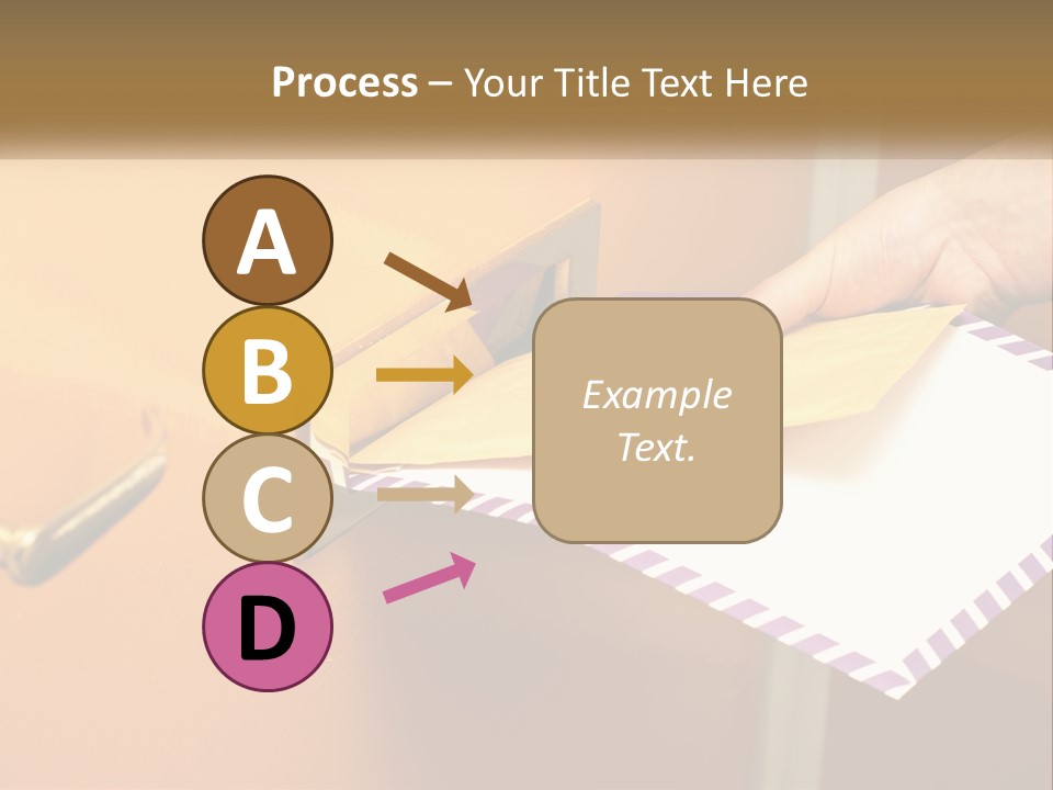 A Person Putting A Piece Of Paper In A Mailbox PowerPoint Template