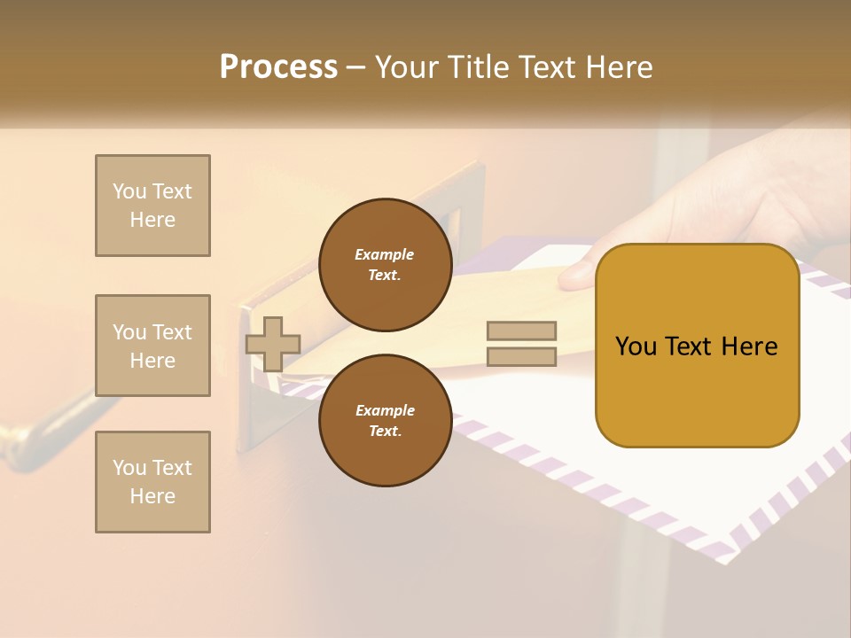 A Person Putting A Piece Of Paper In A Mailbox PowerPoint Template