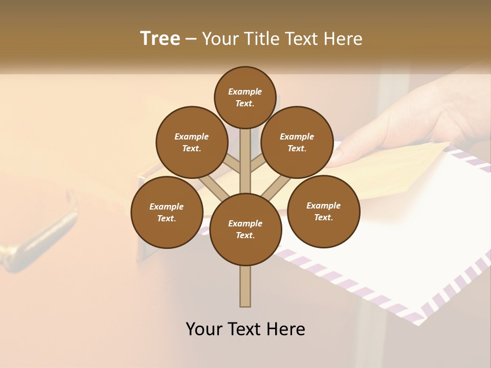 A Person Putting A Piece Of Paper In A Mailbox PowerPoint Template