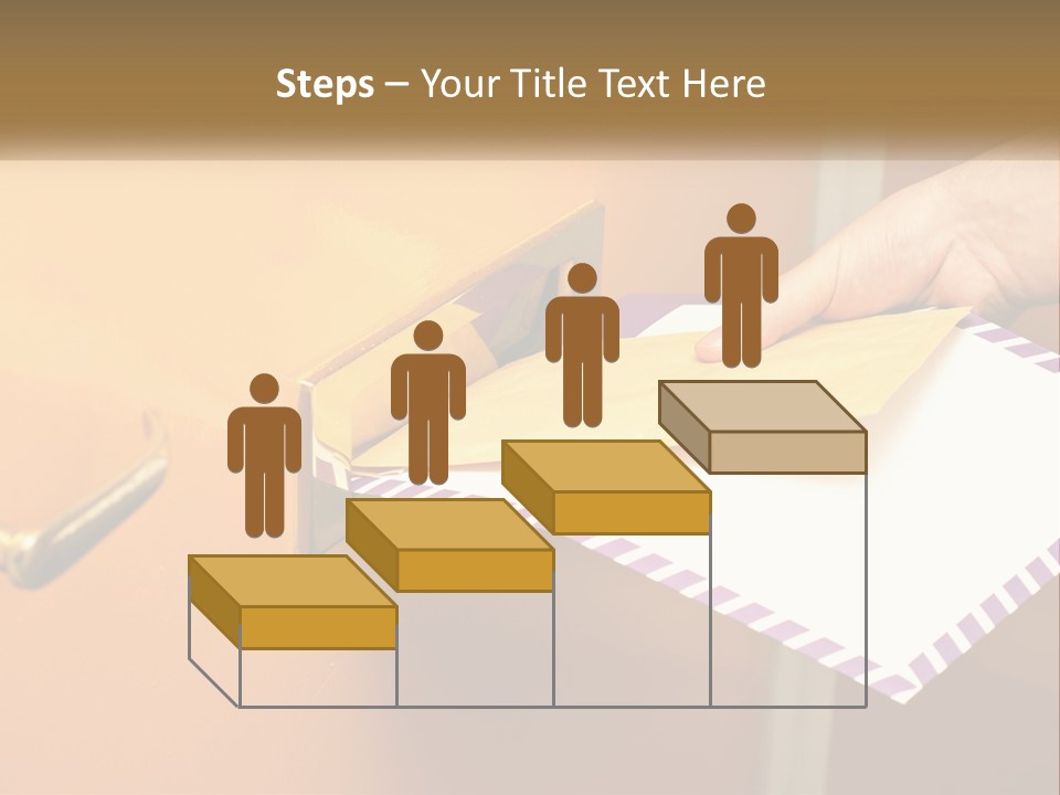 A Person Putting A Piece Of Paper In A Mailbox PowerPoint Template