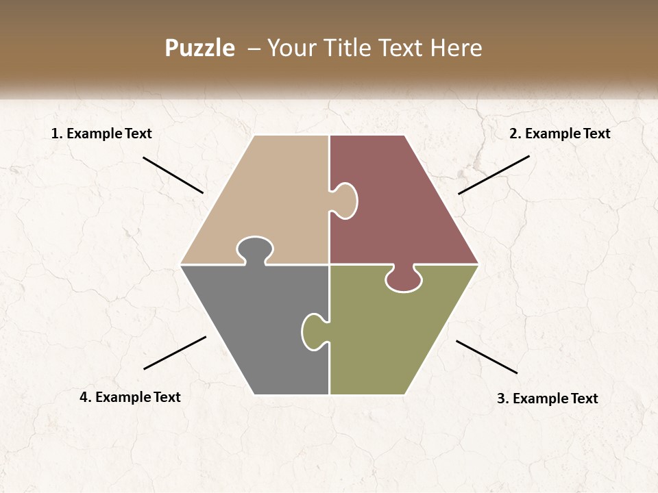 A White Wall With Cracked Paint On It PowerPoint Template