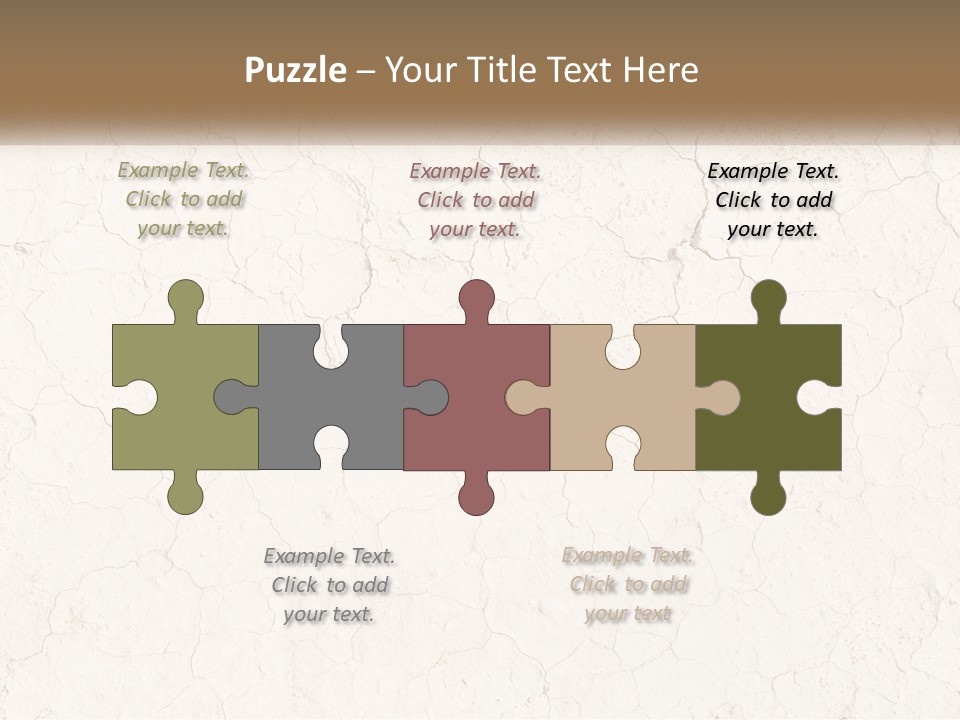 A White Wall With Cracked Paint On It PowerPoint Template