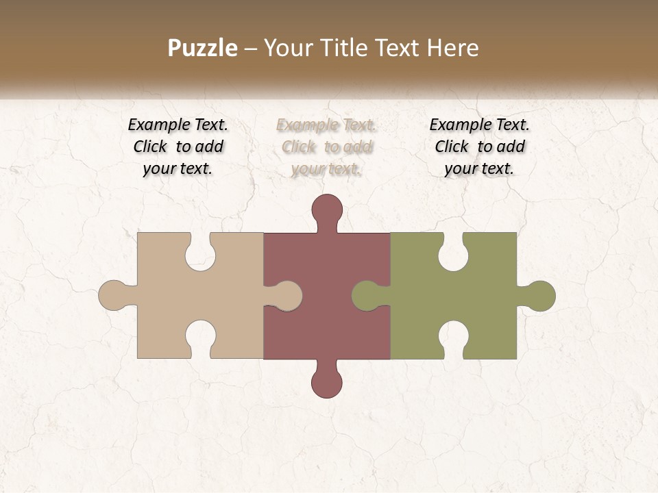 A White Wall With Cracked Paint On It PowerPoint Template