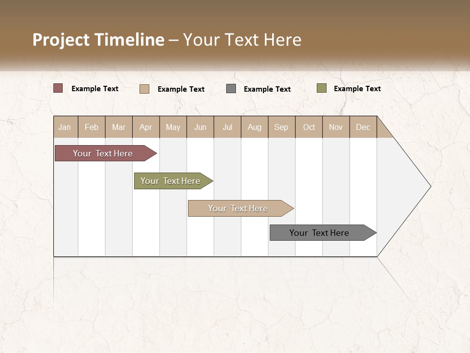 A White Wall With Cracked Paint On It PowerPoint Template