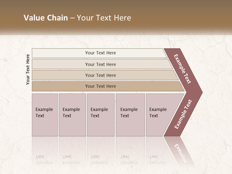 A White Wall With Cracked Paint On It PowerPoint Template