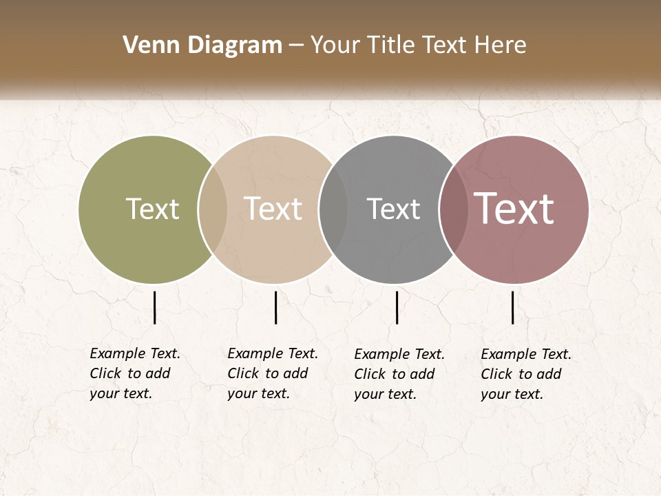 A White Wall With Cracked Paint On It PowerPoint Template