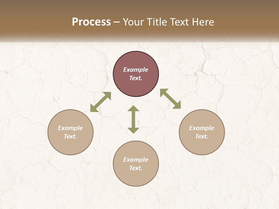A White Wall With Cracked Paint On It PowerPoint Template