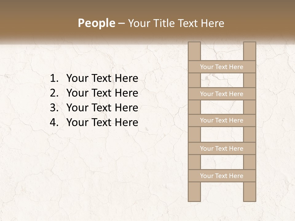 A White Wall With Cracked Paint On It PowerPoint Template