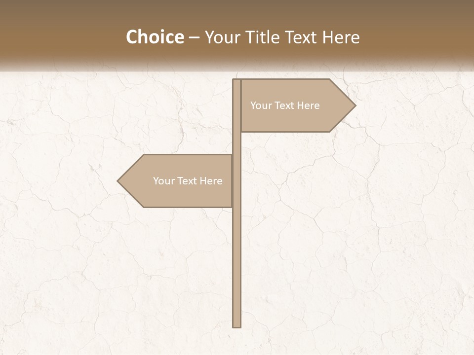 A White Wall With Cracked Paint On It PowerPoint Template