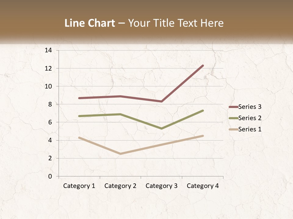 A White Wall With Cracked Paint On It PowerPoint Template