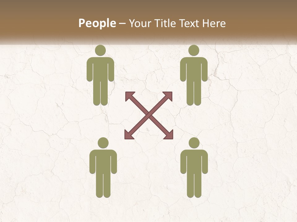 A White Wall With Cracked Paint On It PowerPoint Template