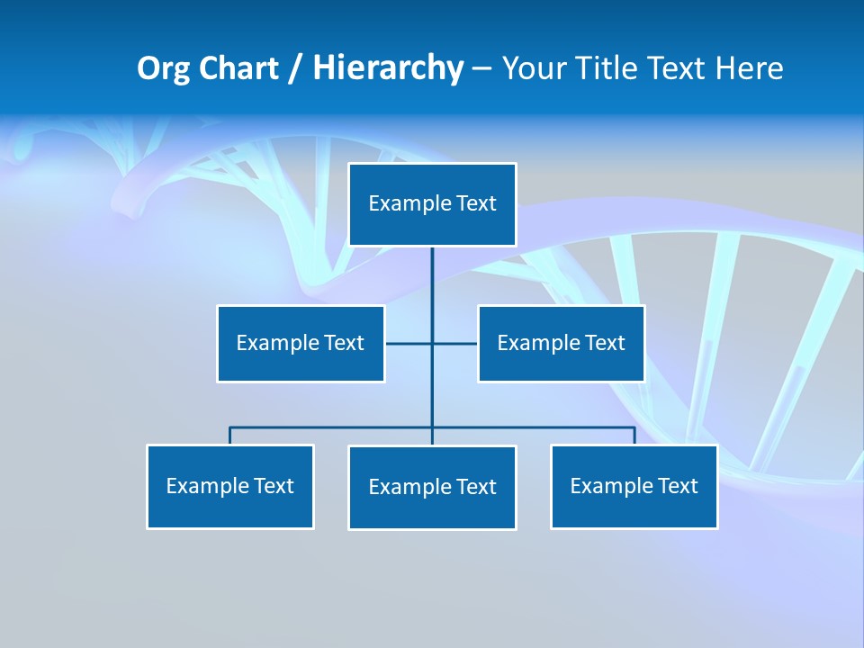 A Blue And White Structure With A Blue Background PowerPoint Template