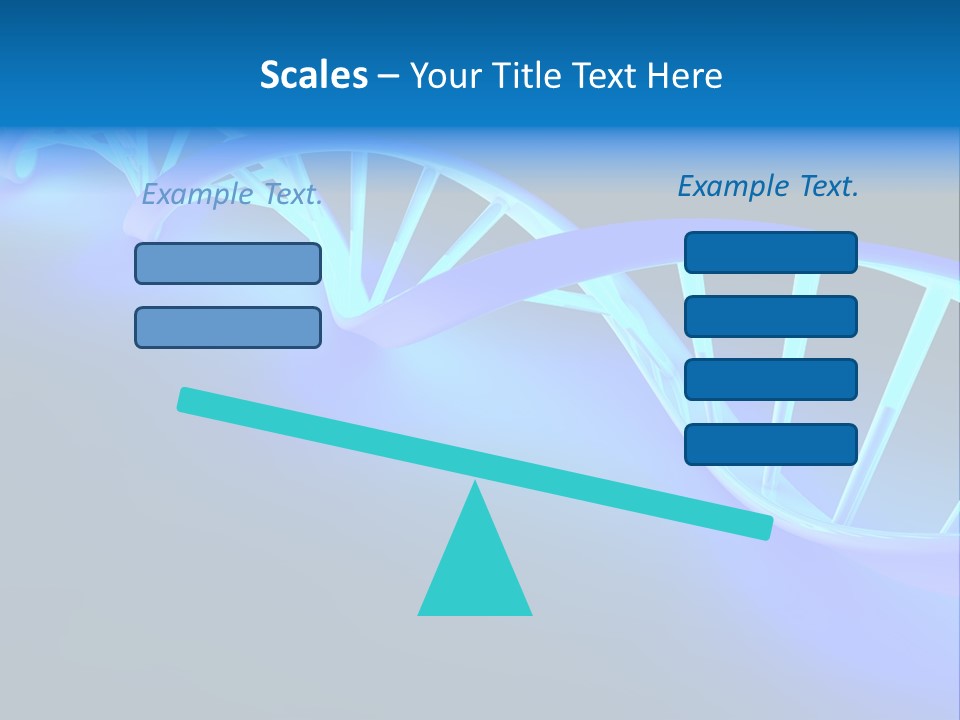 A Blue And White Structure With A Blue Background PowerPoint Template