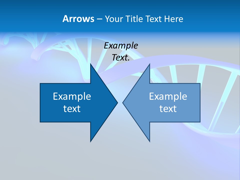 A Blue And White Structure With A Blue Background PowerPoint Template