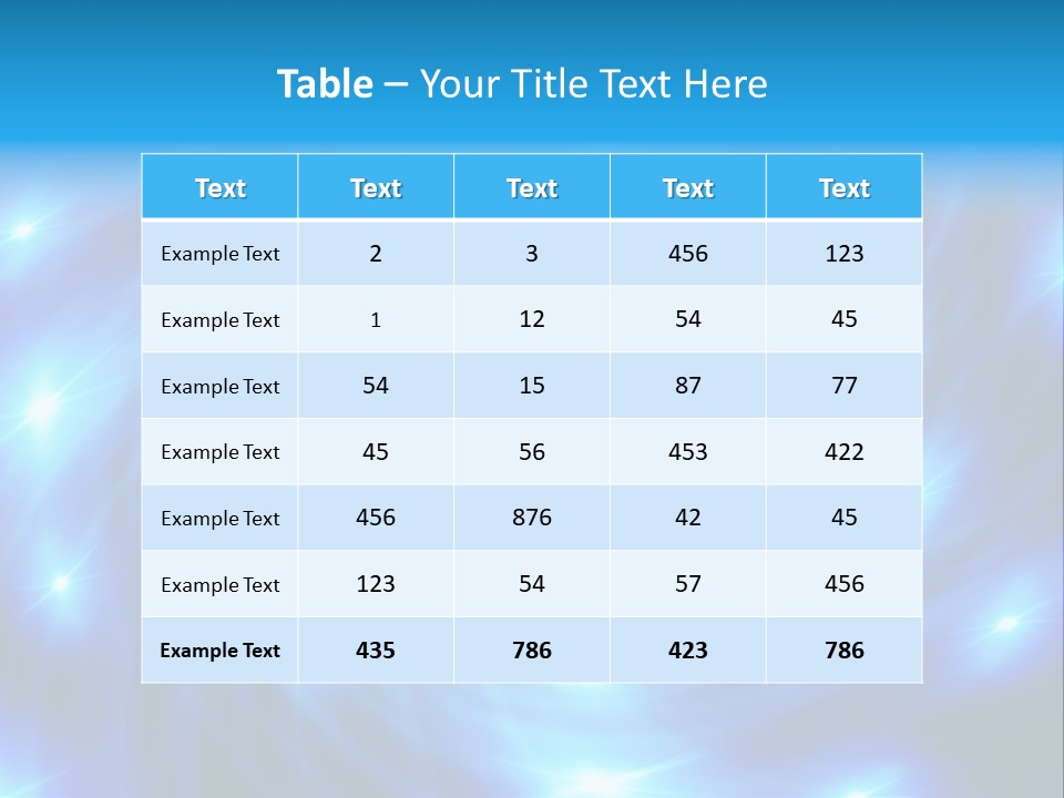 A Blue Spiral With Stars On A Black Background PowerPoint Template