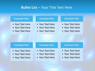 A Blue Spiral With Stars On A Black Background PowerPoint Template