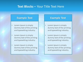 A Blue Spiral With Stars On A Black Background PowerPoint Template