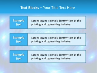 A Blue Spiral With Stars On A Black Background PowerPoint Template