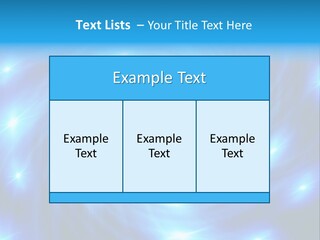 A Blue Spiral With Stars On A Black Background PowerPoint Template