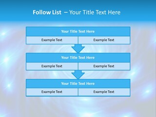 A Blue Spiral With Stars On A Black Background PowerPoint Template