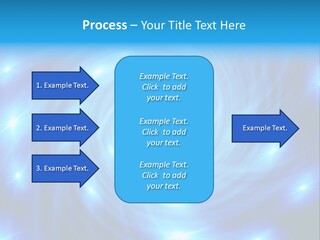 A Blue Spiral With Stars On A Black Background PowerPoint Template