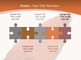 A Piece Of Salmon On A White Plate PowerPoint Template