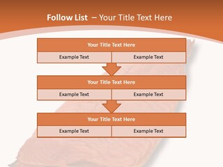 A Piece Of Salmon On A White Plate PowerPoint Template