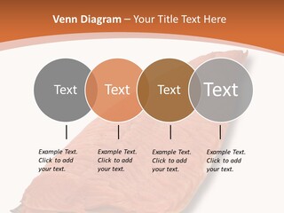 A Piece Of Salmon On A White Plate PowerPoint Template