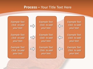A Piece Of Salmon On A White Plate PowerPoint Template