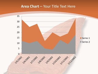 A Piece Of Salmon On A White Plate PowerPoint Template