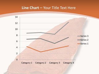 A Piece Of Salmon On A White Plate PowerPoint Template