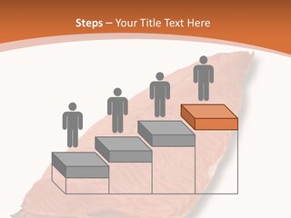 A Piece Of Salmon On A White Plate PowerPoint Template