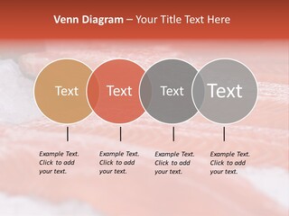 A Group Of Salmons Sitting On Top Of A Pile Of Ice PowerPoint Template