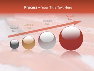 A Group Of Salmons Sitting On Top Of A Pile Of Ice PowerPoint Template