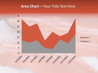 A Group Of Salmons Sitting On Top Of A Pile Of Ice PowerPoint Template