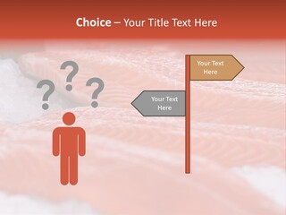 A Group Of Salmons Sitting On Top Of A Pile Of Ice PowerPoint Template