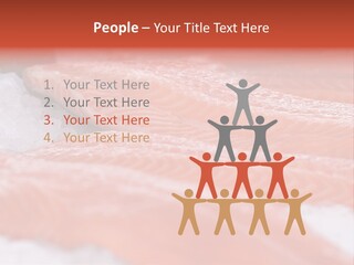 A Group Of Salmons Sitting On Top Of A Pile Of Ice PowerPoint Template