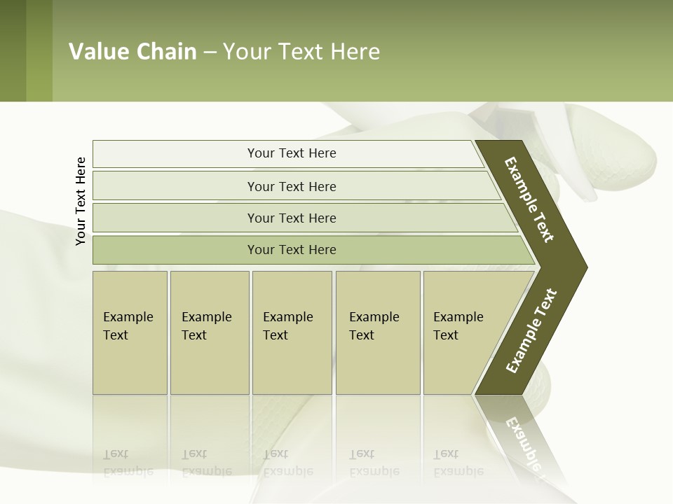 A Green Gloved Hand Holding A White Bottle Of Liquid PowerPoint Template