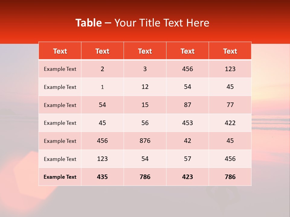 A Person Doing Yoga On The Beach At Sunset PowerPoint Template