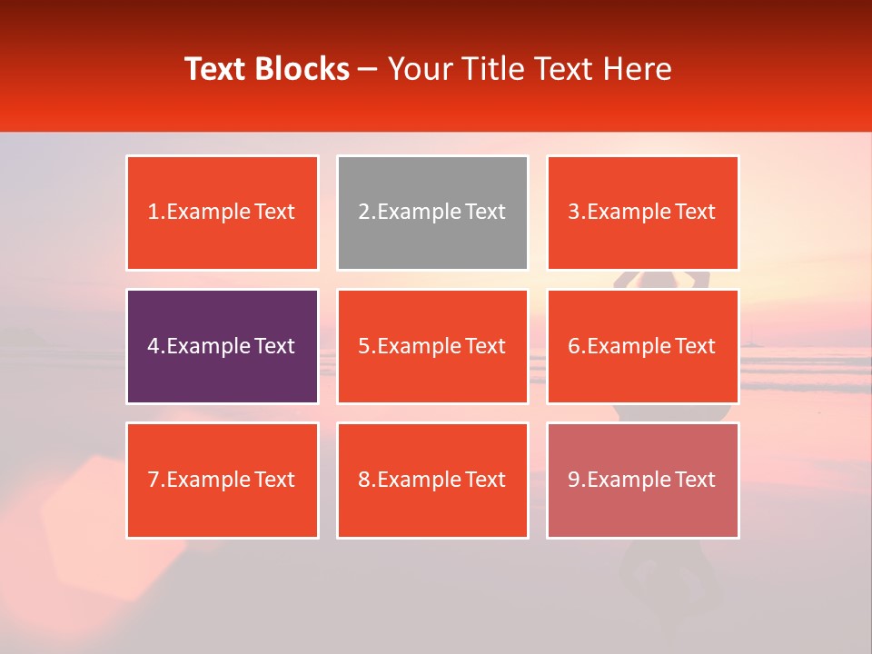 A Person Doing Yoga On The Beach At Sunset PowerPoint Template