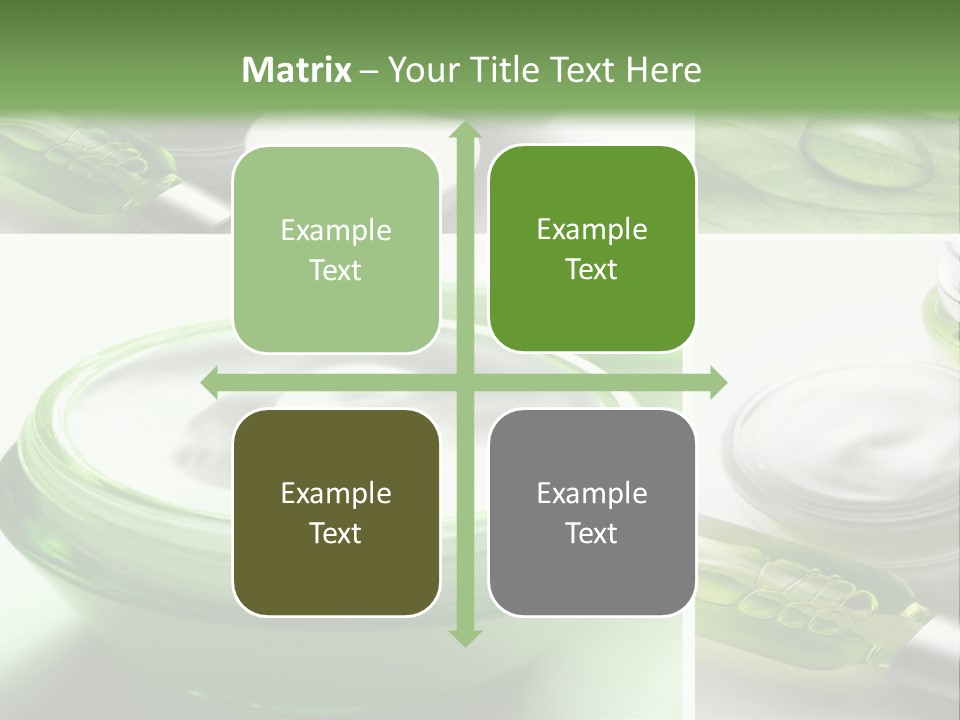 A Collage Of Photos With A Lot Of Cosmetic Products PowerPoint Template