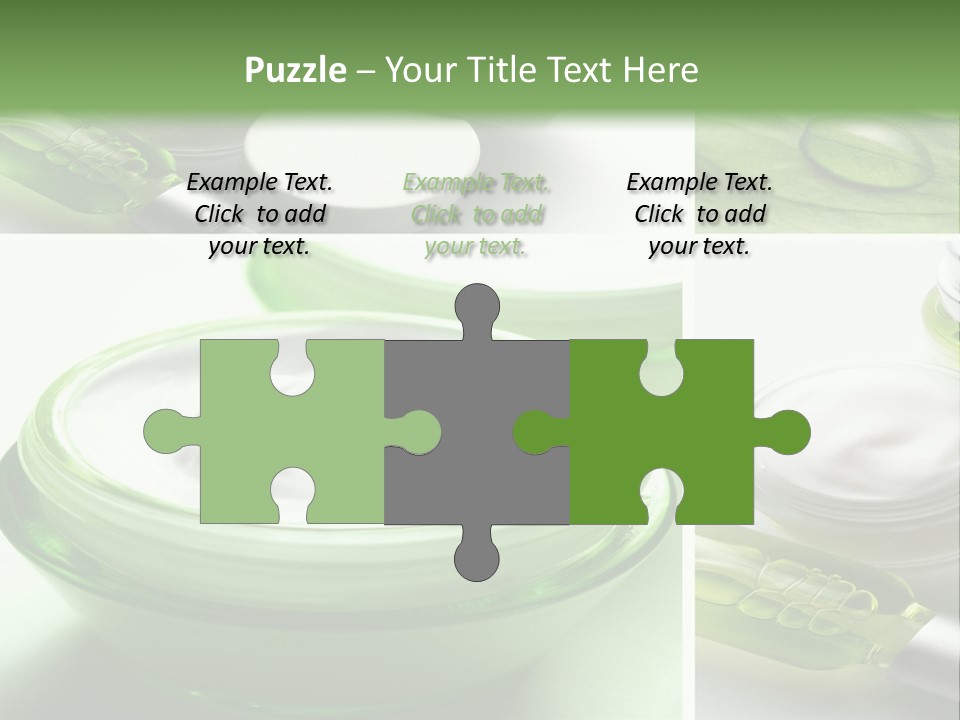 A Collage Of Photos With A Lot Of Cosmetic Products PowerPoint Template