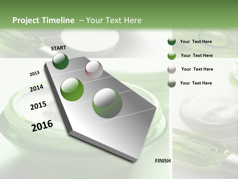 A Collage Of Photos With A Lot Of Cosmetic Products PowerPoint Template