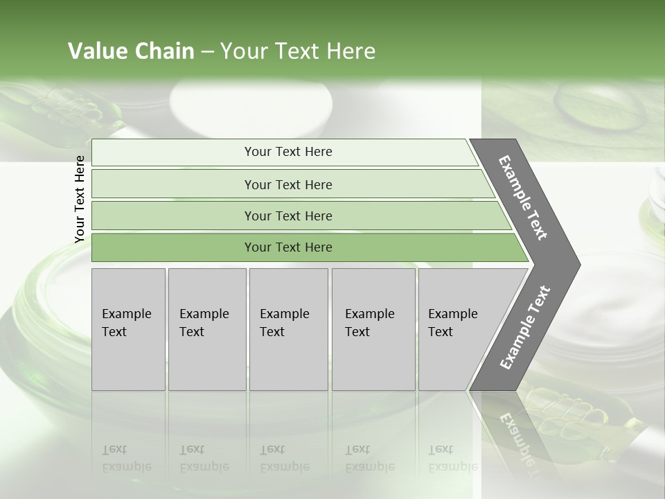 A Collage Of Photos With A Lot Of Cosmetic Products PowerPoint Template