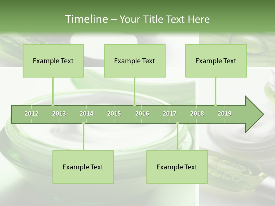 A Collage Of Photos With A Lot Of Cosmetic Products PowerPoint Template